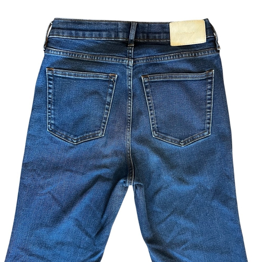EVERLANE The Modern Flare High Rise Dark Jeans Women’s Size 27 Tall - Picture 6 of 14
